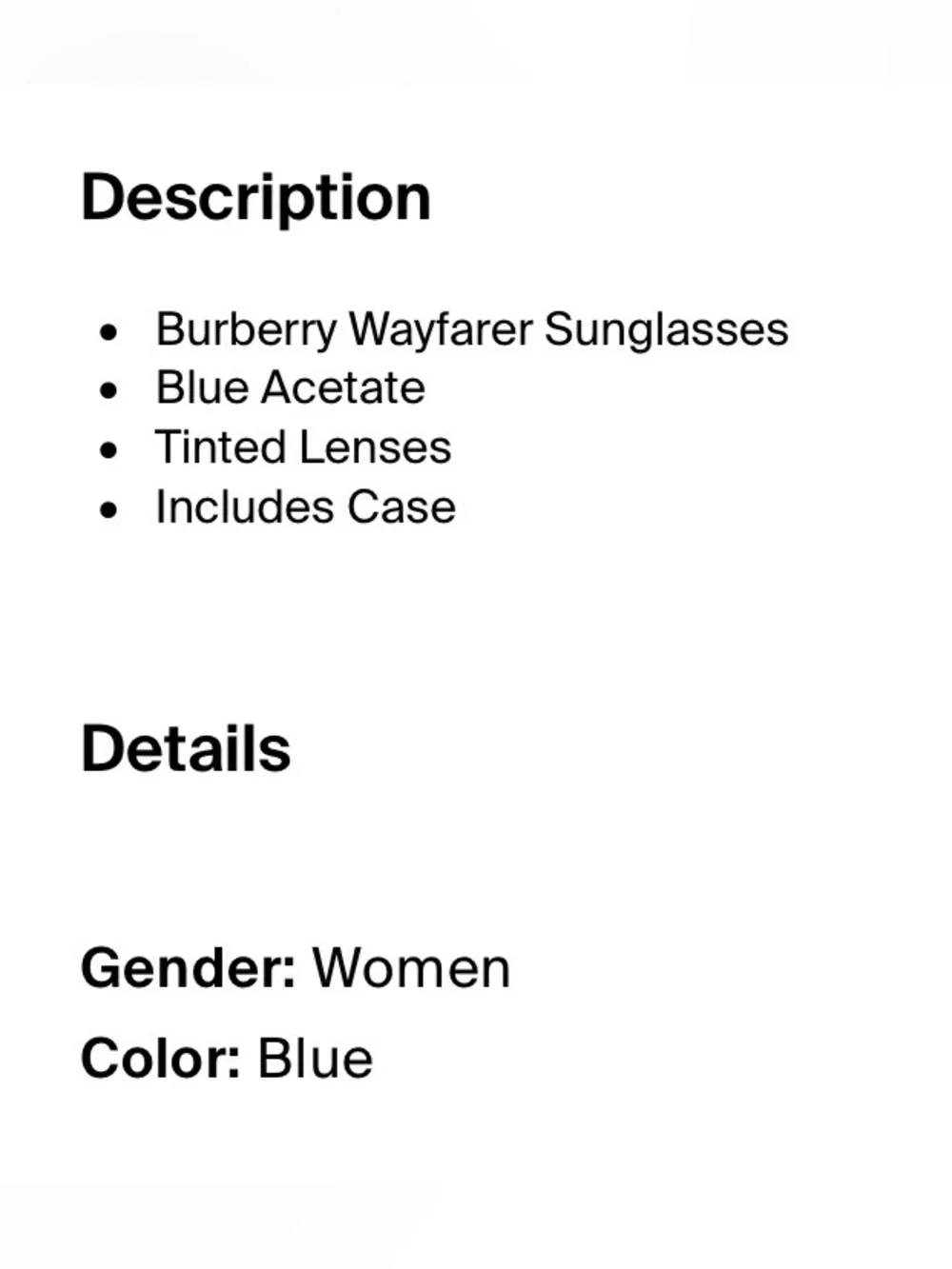Burberry Turquoise Foldable Frame Sunglasses with Brown Lenses